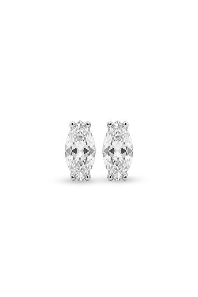 Charmist Steel Drop Marquise Earrings