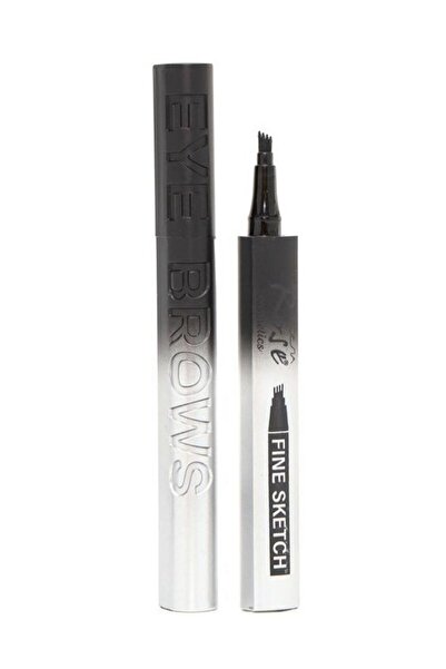 3B Trend Rose 4 Tip Microblading Effect Black Eyebrow Pencil Permanent Eyebro...