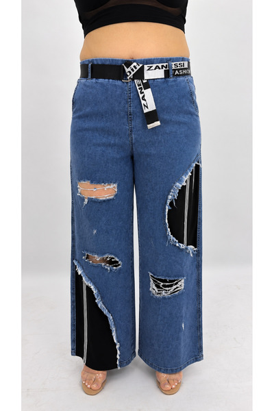 ZANESSİ FASHION Pantaloni de vară pentru femei, din tul transparent, din seri...