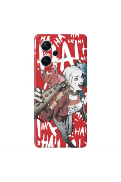 Other Xiaomi Poco X5 Ha Ha Ha Red Colored Silicone TPU Θήκη