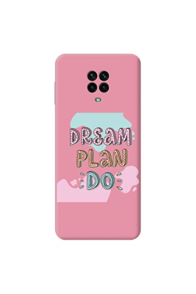 Other Xiaomi Redmi Note 9 Pro Dream Plan Do Pink Colored Silicone TPU Θήκη