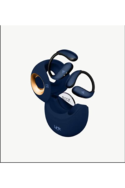 Linktech FULL FOCUS LACİVERTX166 AI Çeviri Destekli Açık Kulak Tasarımlı Blue...