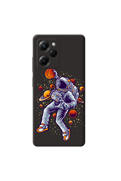 Other Xiaomi Poco X5 Pro Space Basketball Black Colored Silicone TPU Θήκη