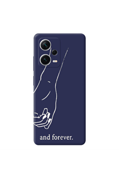 Other Xiaomi Poco X5 And forewer Dark blue Colored Silicone TPU Θήκη