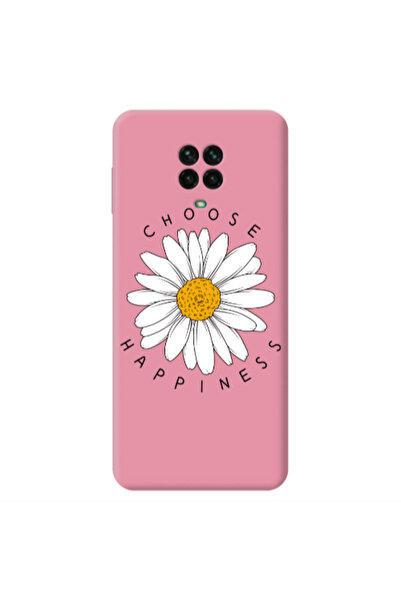 Other Xiaomi Redmi Note 9 Pro Chose Happines Pink Colored Silicone TPU Θήκη
