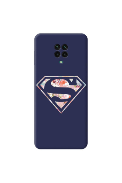 Other Xiaomi Redmi Note 9 Pro Superman logo Dark blue Colored Silicone TPU Θήκη