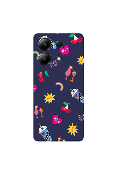 Other Xiaomi Redmi Note 13 4G glam time Dark blue Colored Silicone TPU Θήκη