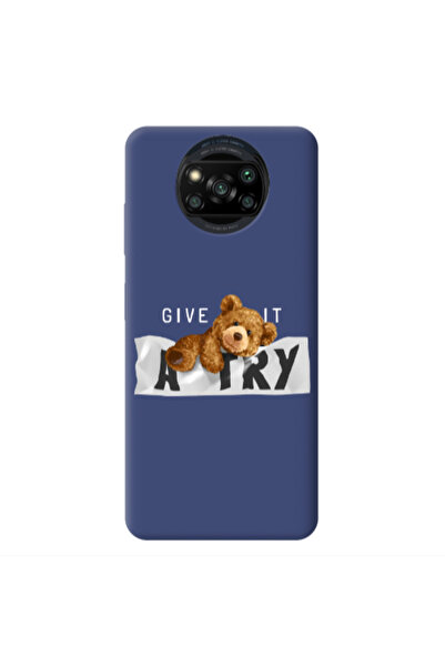 Other Xiaomi Poco X3 /X3 Pro Give me Dark blue Colored Silicone TPU Θήκη