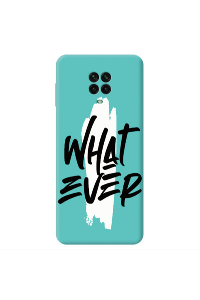 Other Xiaomi Redmi Note 9 Pro What Ever Turquoise Colored Silicone TPU Θήκη