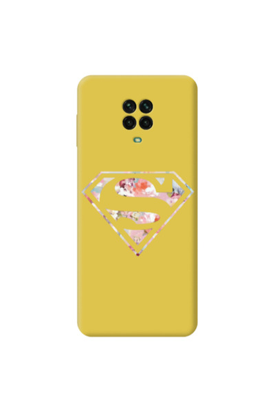 Other Xiaomi Redmi Note 9 Pro Superman logo Yellow Colored Silicone TPU Θήκη