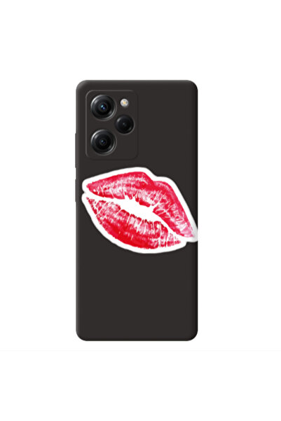 Other Xiaomi Poco X5 Pro Faint Kiss Black Colored Silicone TPU Θήκη