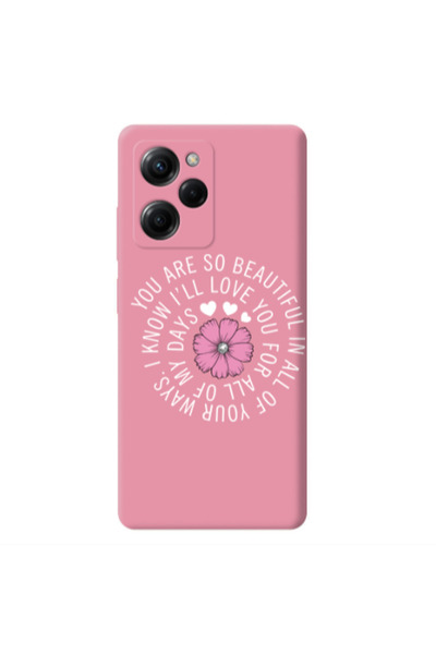 Other Xiaomi Poco X5 Pro Your Ways Pink Colored Silicone TPU Θήκη
