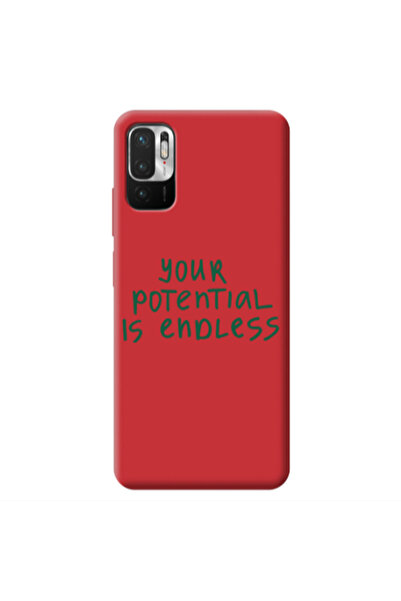Other Xiaomi Redmi Note 10 Pro 5G Your potential is endless Red Colored Silic...