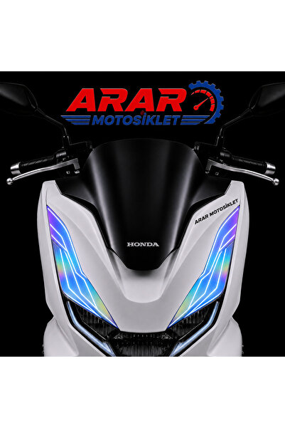 HONDA PCX 2021-2024 UYUMLU FAR ÜSTÜ FİLM-FAR KAŞI(HOLOGRAM)-ARR3253
