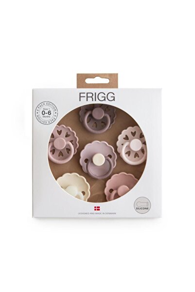 Frigg Σετ 6 Πιπίλες Σιλικόνης - Ανθισμένη Αγάπη 0-6 Μηνών