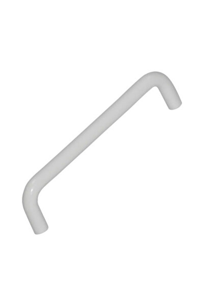 OEM Mâner pentru mobilă distanță perforații 128mm, plastic alb