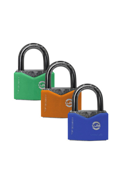 OEM Κλειδαριά Abus Ecoline 50mm από ατσάλι με πλαστική επίστρωση, κλειδί Ø6mm...