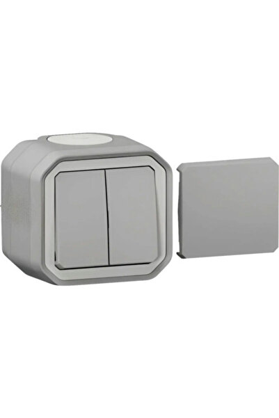 OEM Legrand Plexo IP55 πολυλειτουργικός διακόπτης, γκρι, επιτοίχιος