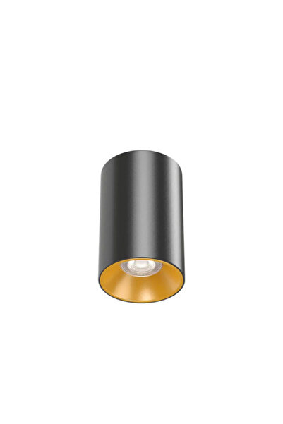 OEM Spot aplicat Braytron GU10 max. 1x35W Ø94mm, auriu/negru