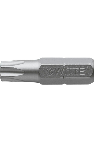OEM Бял Торкс накрайник за отвертка 1/4 " T10 25мм, неръждаема стомана