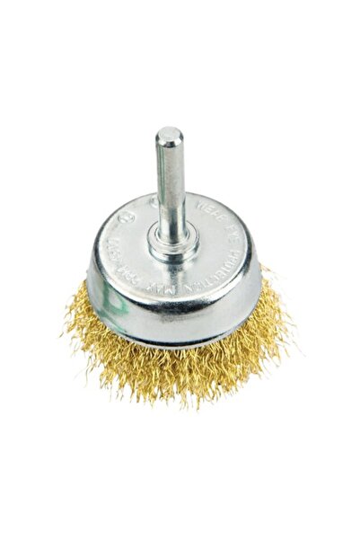 OEM Verto cup wire brush Ø75mm, fine brass-plated wire