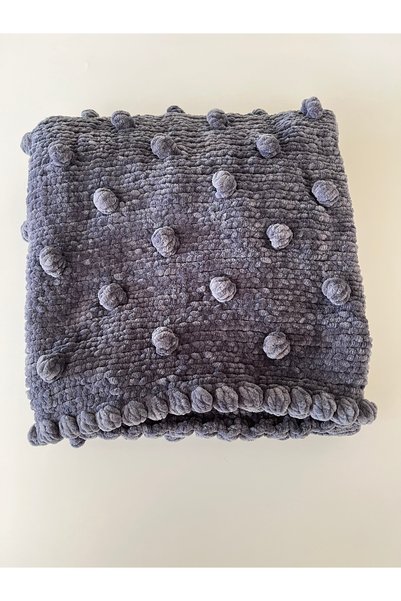 FLY LIFE Hand Knitted Velvet Baby Blanket