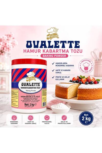 ovalette Hamur Kabartma Tozu 2 Kg