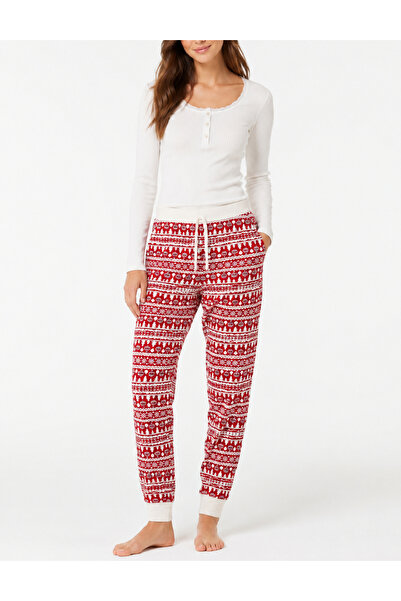 Evendi Pantaloni de pijama, Rosu
