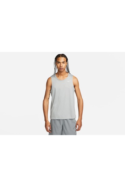 Nike Dri-Fit Miler Run Erkek Gri Koşu Atleti