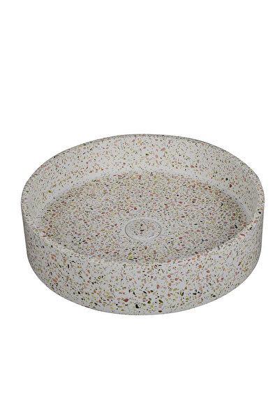 Karag Επιτραπέζιος νιπτήρας με βαλβίδα ELPIS Fruitcake CS-0003 Ø42.5x10cm (CS...