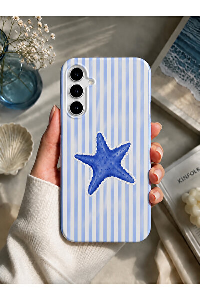 OVADA Samsung Galaxy A14 Uyumlu Deniz Yıldızı Desenli Telefon Kılıfı