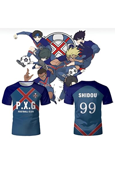 DEEFWEAR Blue Lock PXG 99 Shıdou Forma Unisex T-shirt --trendmingle