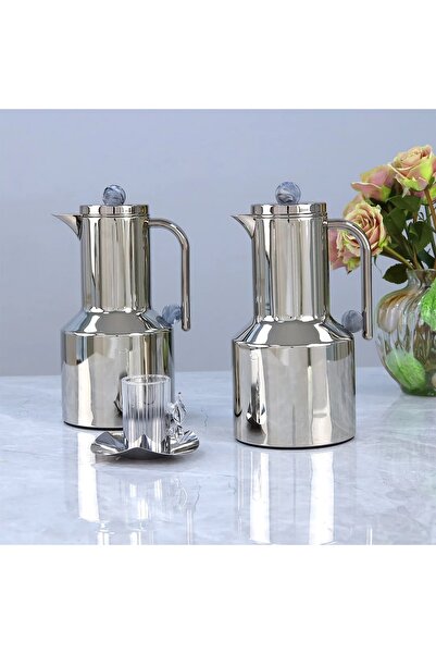 Al Hadaya Mall Elegant and Luxurious Design Stainless Steel Tramisu Set - Sil...