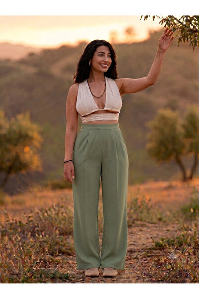 Serene Sage Loose Pants
