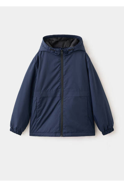 MANGO Kids Kapüşonlu kapitone anorak