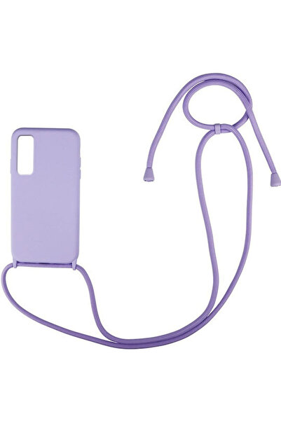 Other Technovo Δαντελωτή Πίσω Θήκη Σιλικόνης με Λουράκι Λιλά (Poco F3 / Mi 11...