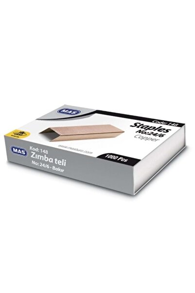 Mas Staple Wire 24/6 Yellow Copper - 2 Boxes