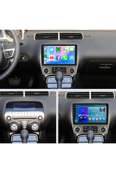 Carplayer شاشة أندرويد لسيارة شيفروليه كامارو موديل 2010-2015، 6 جيجابايت رام...