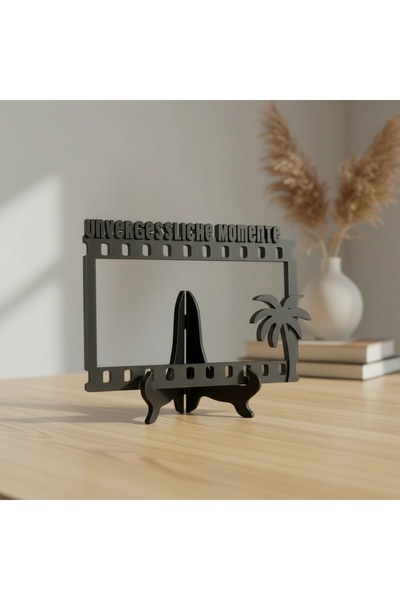 OEM Decorative Photo Frame Film Strip and Palm Tree Design with Thematic Text...