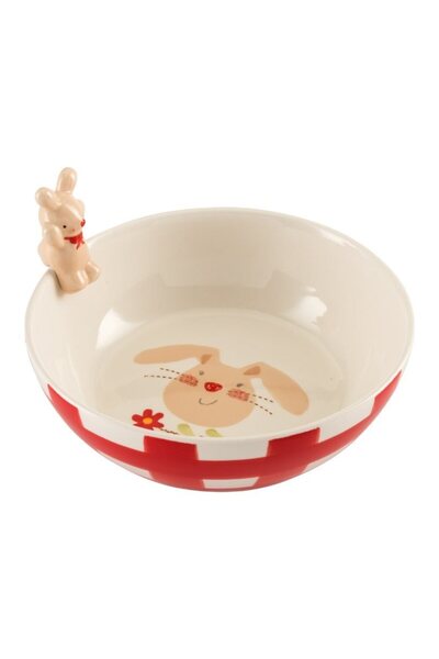 Paşabahçe Bunny Ceramic Bowl, Stylish Tableware, Kitchen Accessory