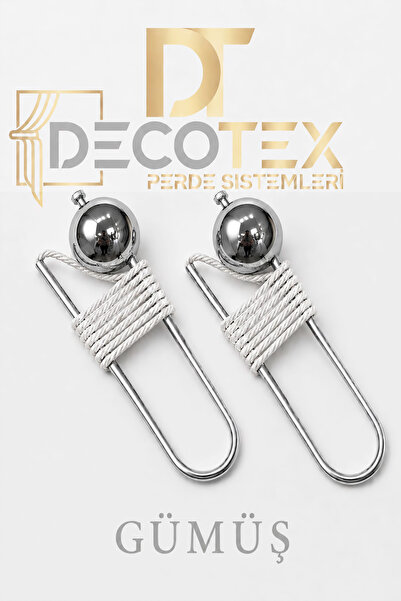 dt decotex perde sistemleri Perde tutucu-Hayalet Kol Bağı- Perde askısı- Akse...