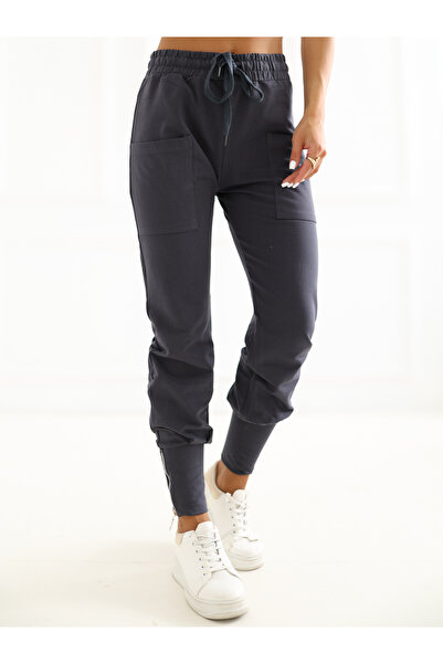 Factory Price Pantaloni Trening Dama Grafit