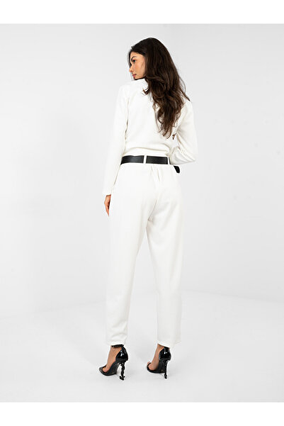 Factory Price Pantaloni Dama Ecru