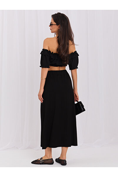 Factory Price Fusta Dama Negru