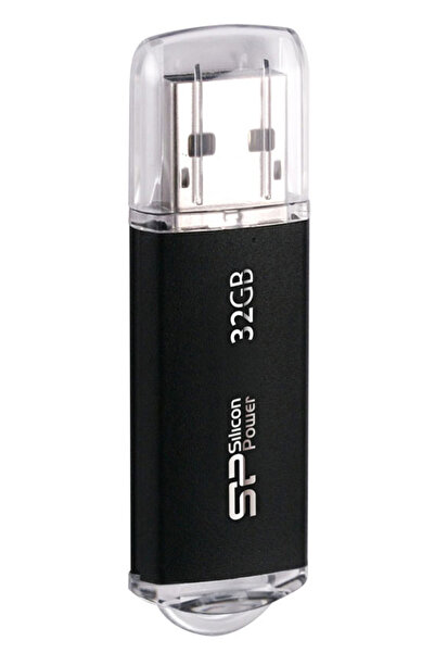 Silicon Power USB Flash Drive Ultima II-I, 32GB, USB 2.0, μαύρο