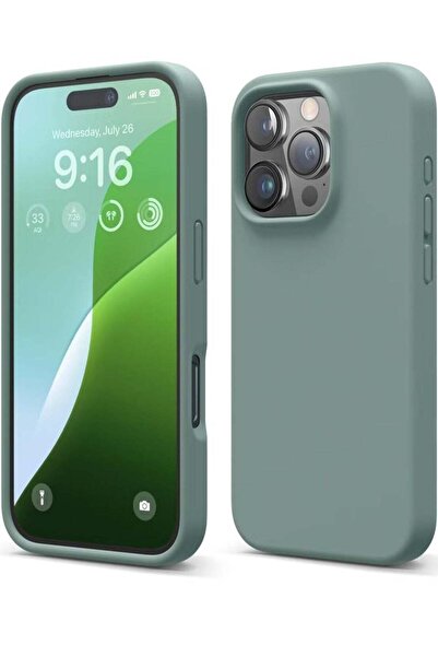 ELTRAZONE Midnight Green iPhone 16 Pro Case – Slim Shockproof Full Body Prote...