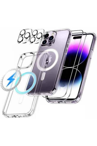 Spigen 5-in-1 Clear Case for iPhone 15 Pro Max 6.7-Inch with Screen & Camera ...