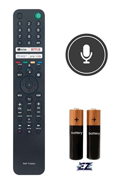 ELTRAZONE Voice Remote Control RMF-TX520U MG3-TX520U for Sony Smart TV KD-43X...