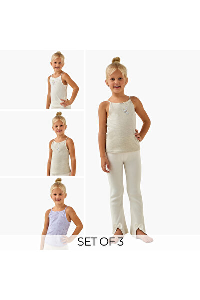 Disney Set of 3 Cotton Vests with Dumbo Print