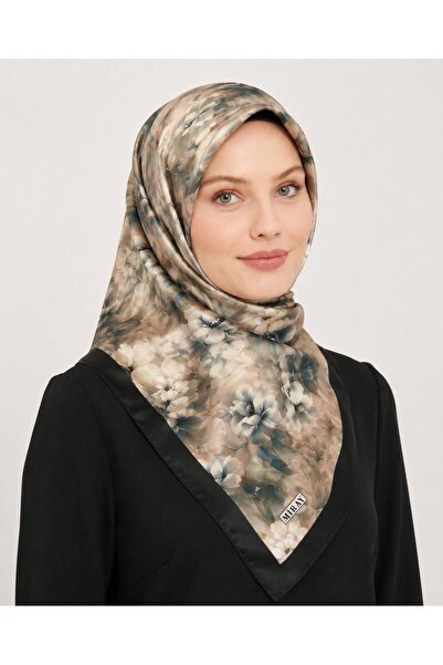 MİRAY Nevada Large Size Organic Cotton Scarf - 120 X 120 - 06580